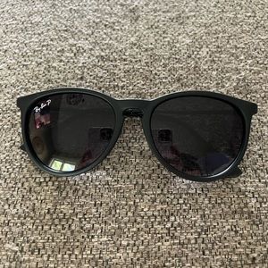 Ray-Ban Erika Black Sunglasses. Polarized. NEW!